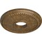 Ekena Millwork Tirana Ceiling Medallion (Fits Canopies up to 4 3/4"), 13 7/8"OD x 3 3/4"ID x 1 1/4"P, Rubbed Bronze CM13TIRZS - alternate 3